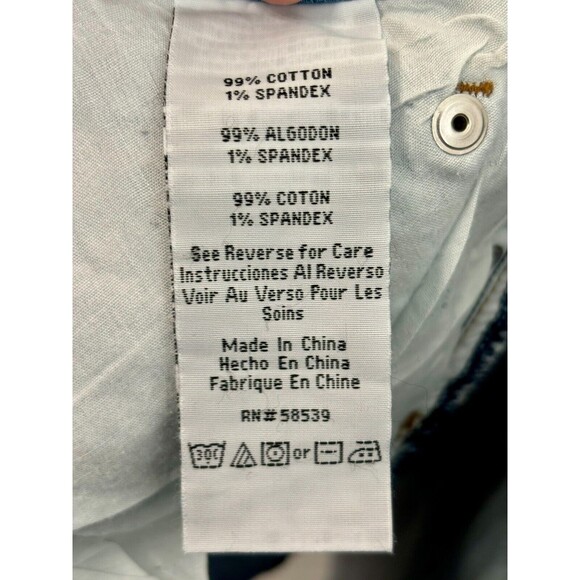 STS BLUE Molly Womens Blue Jean Denim Shorts Size 35 / 20 High Waist Distressed - Picture 10 of 11